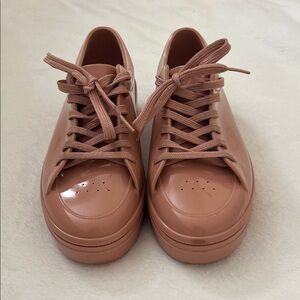 Melissa Mellow AD Pink Jelly Sneakers size 8